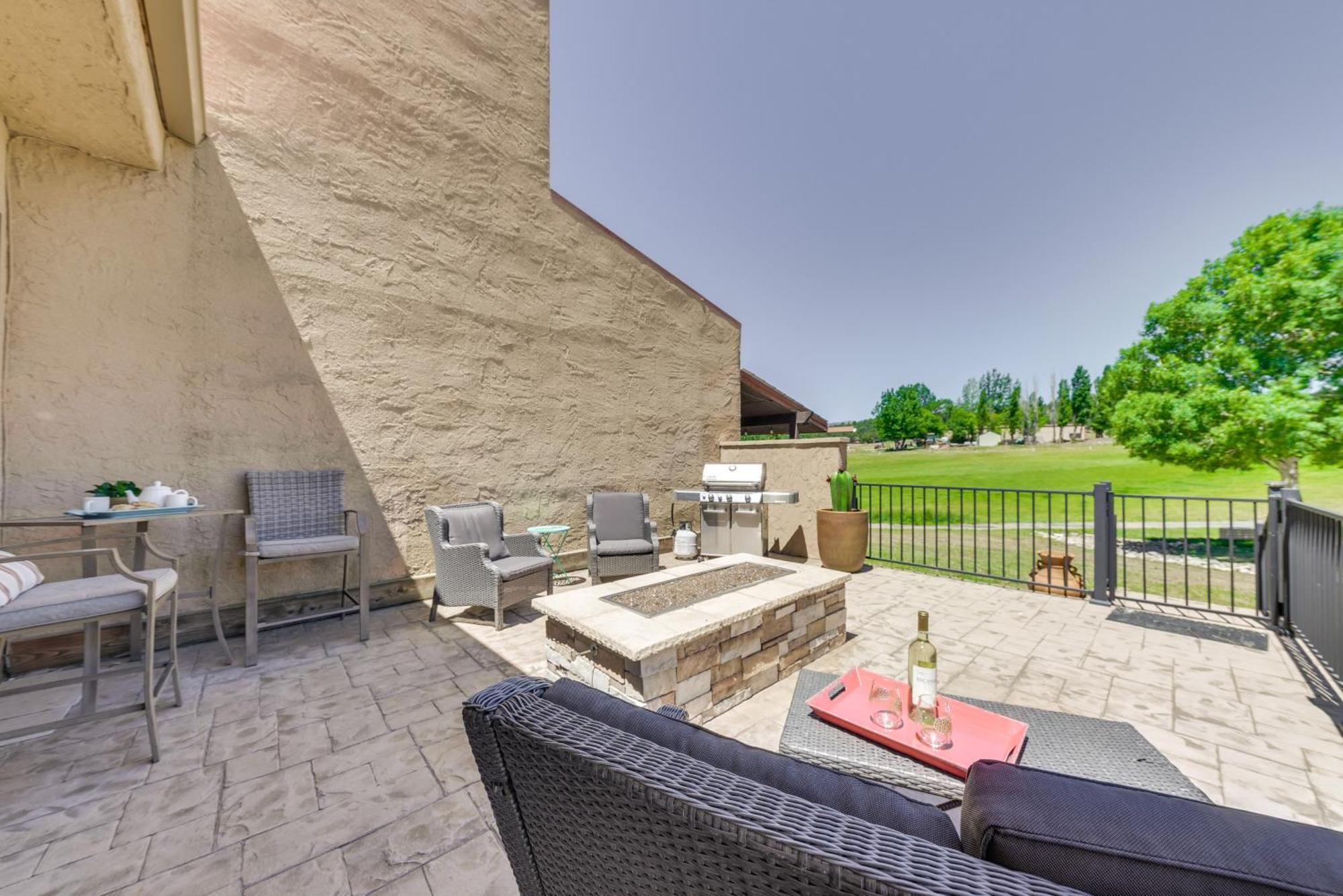 Ruidoso Golf Condo - Patio, Fire Pit And Mtn View! Bagian luar foto